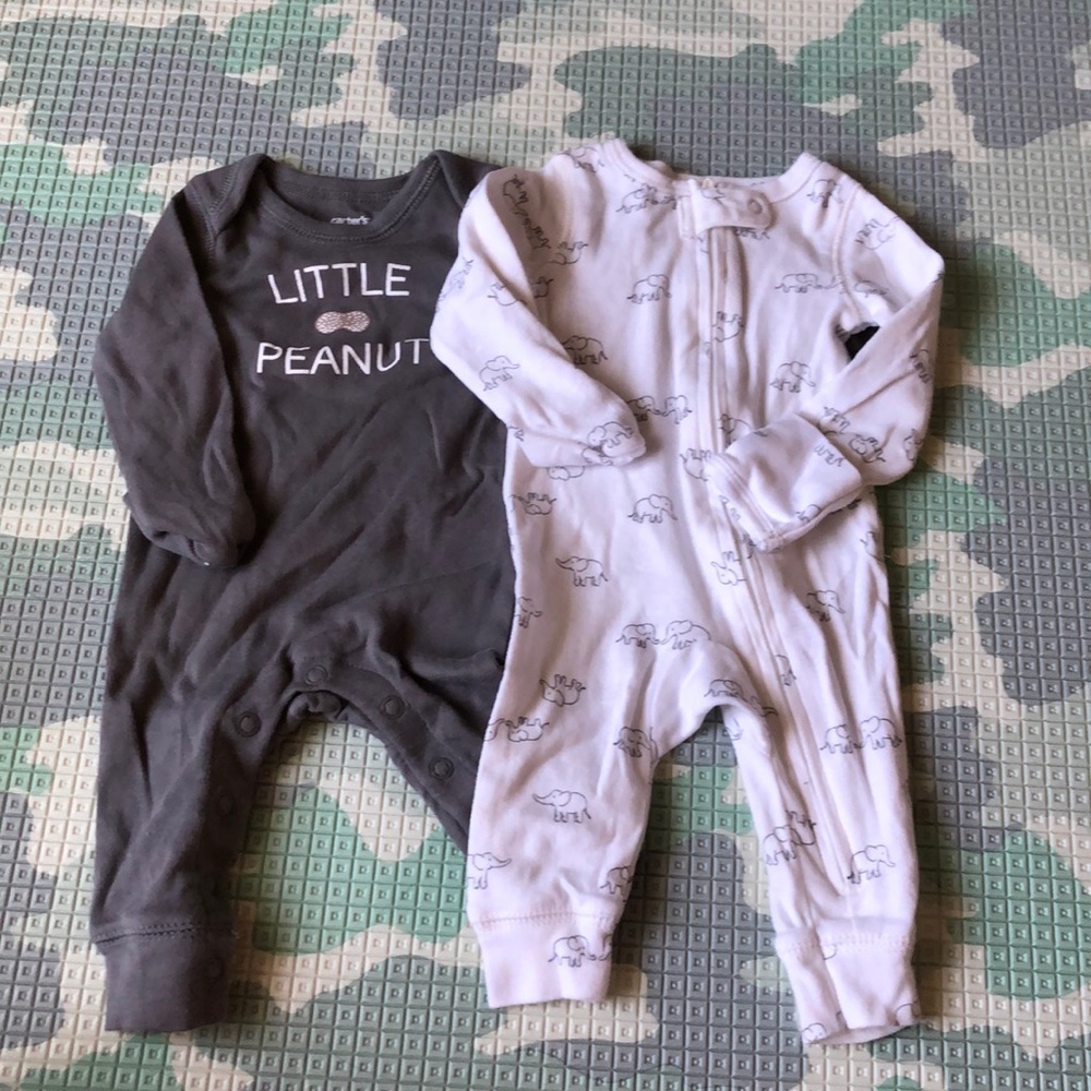 2 footless pajamas- as a set